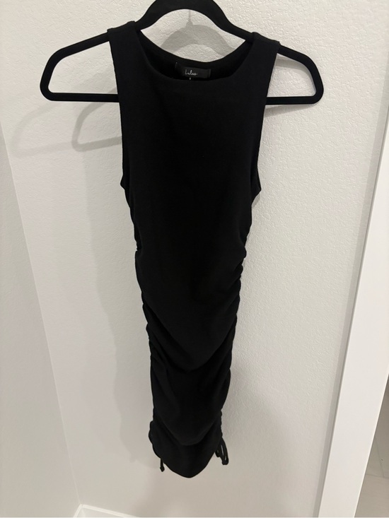 Lulus Dresses & Skirts - Lulu's Black Ruched Mini Dress